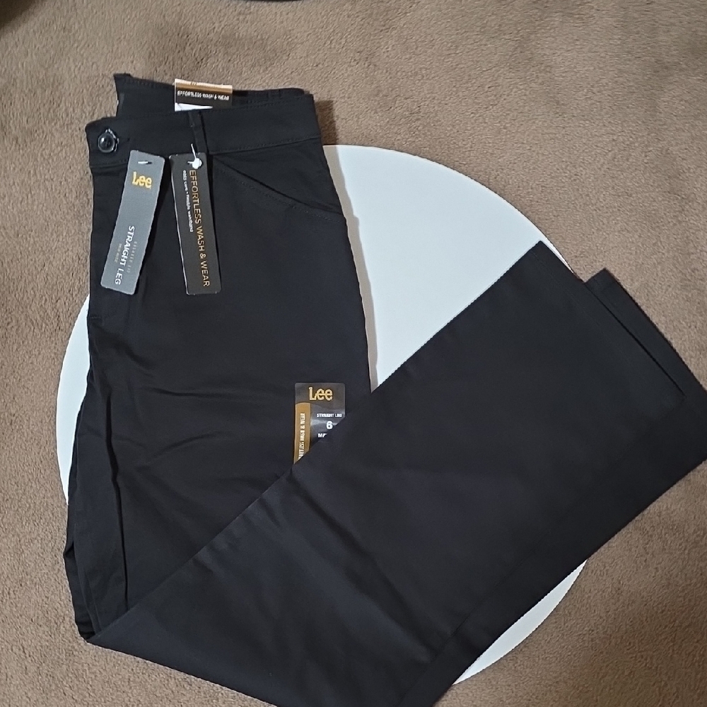 Lee Women's Classic Black Chinos